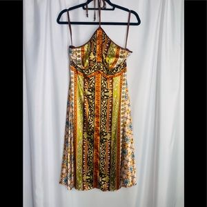 Nicole by Nicole Miller Floral Halter Dress